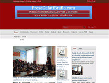 Tablet Screenshot of presagalatibraila.com